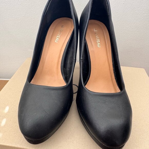 Le Château Black Platform Heels – Size 8 – $30! - Picture 2 of 2
